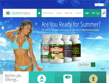 Tablet Screenshot of biotrimlabs.com